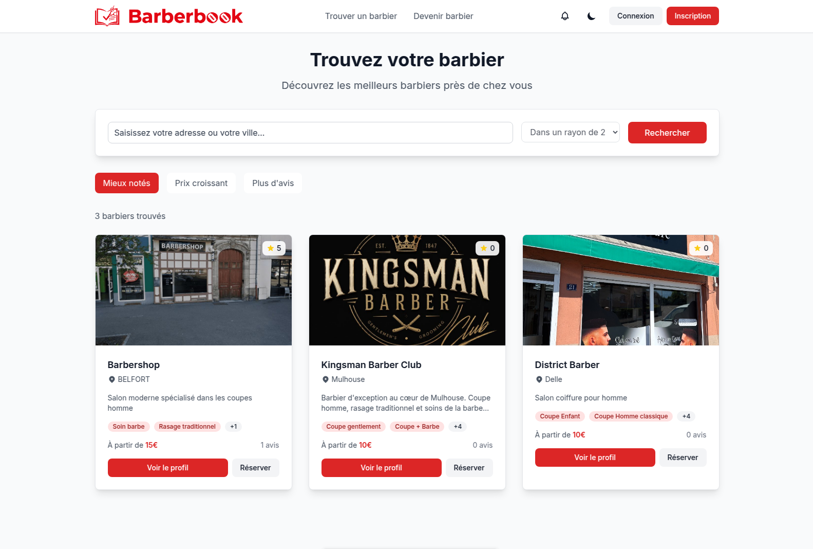 Trouver le bon barbier